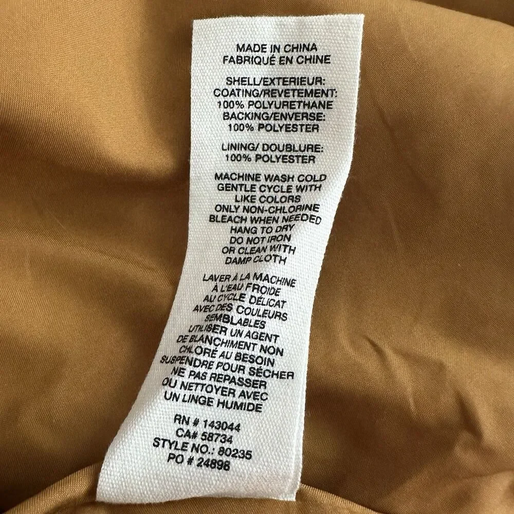 Anthropologie Avec Les Filles Faux Vegan Leather Midi Dress 1X Plus - Picture 10 of 10